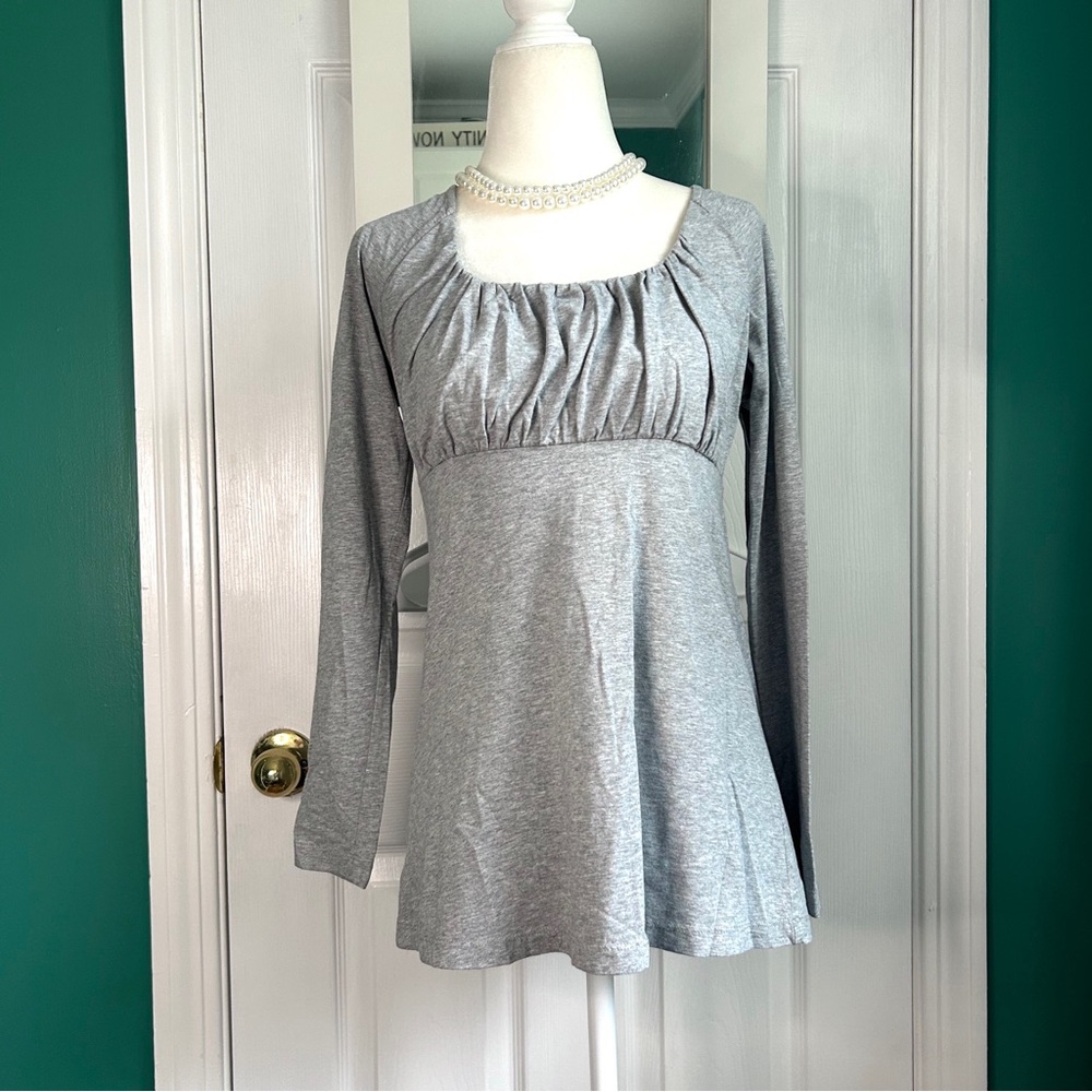 Sundance Gray Long Sleeve Top Small - Picture 7 of 7